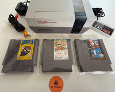 Nintendo Nes Console With 3 Games Complete Set Up Region Unlocked Tested