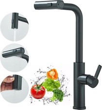 Llave De Agua Para Cocina Con Rociador Extraible Grifos Fregadero Lavamanos Ba o