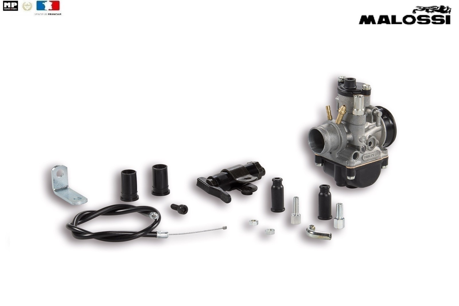 Kit Carburateur Malossi PHBG 21 mm performant pour scooter Piaggio 50cc