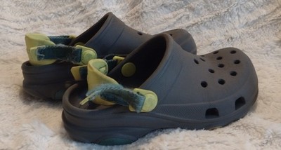 Crocs Classic All Terrain Clogs Kids  Size 12 Gray Grey Water Shoe Unisex