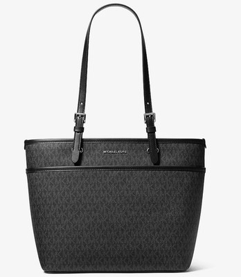 Michael Kors Damen Handtasche Winston Pocket Tote Schwarz Ladies Black Handbag