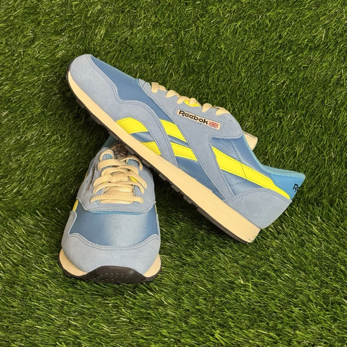 Reebok Classic Nylon Essential Blue Solar Acid Yellow for  display picture 2