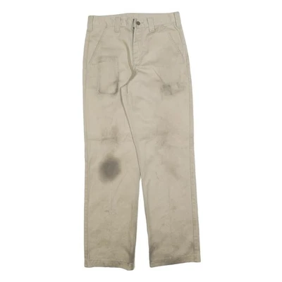CARHARTT Hommes Standard Beige Coton Mélange Travail Pantalon W30 L32 - Photo 1/4