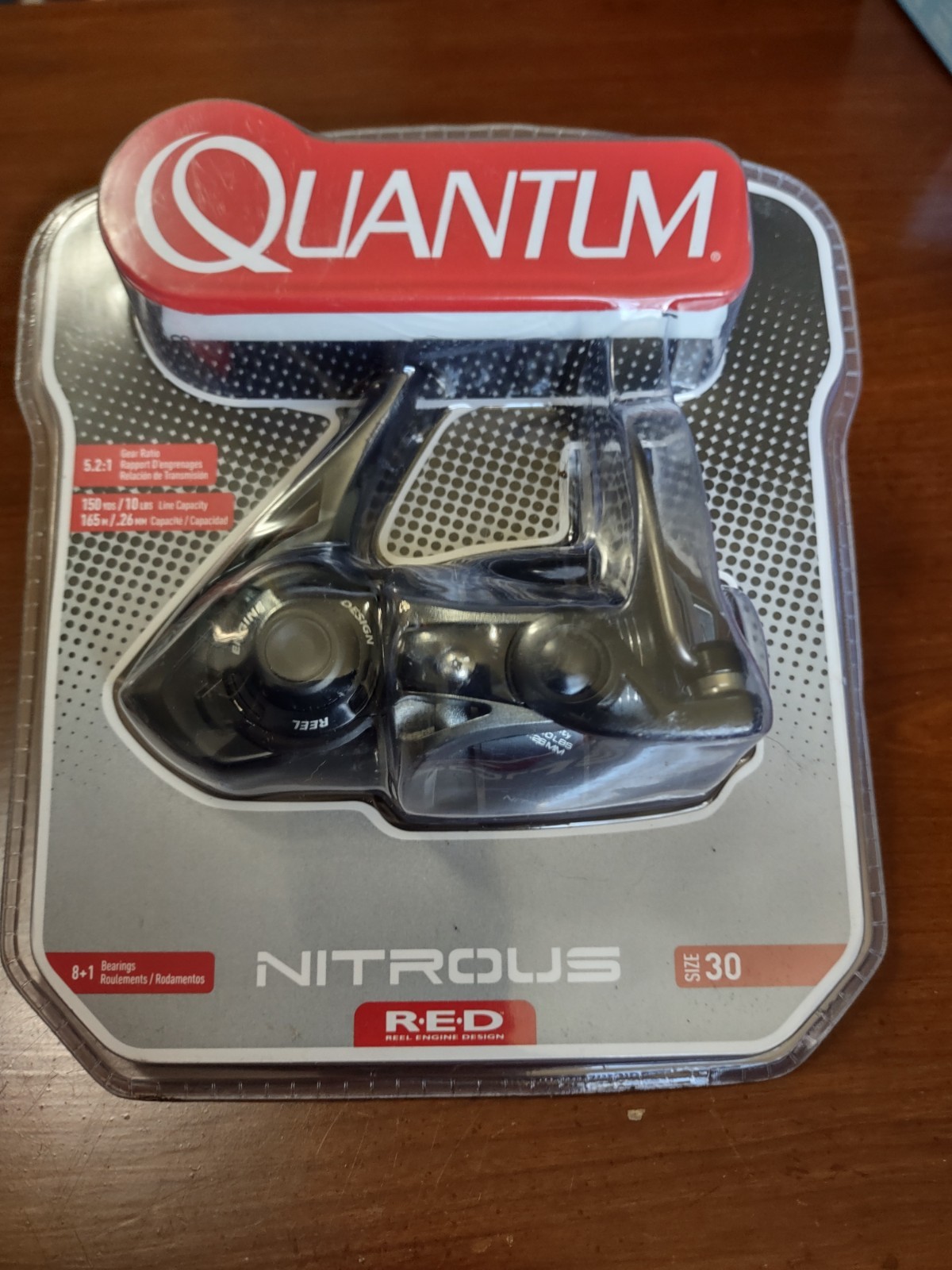 Quantum Nitrous Red spinning reel