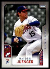 2025 Hayden Juenger MiLB Minor League Rookie Buffalo Bisons