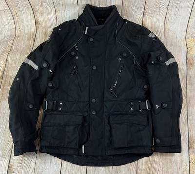 Joe Rocket Lined Ballistic Revolution Motorcycle Jacket Padded Waterproof Medium