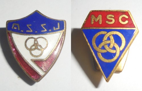 RESERVE pour mike-4005 --------------LOT 2 INSIGNE de BOUTONNIERE A.S.S.J + MSC
