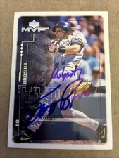 Scott Brosius #142 1999 Upper Deck MVP Authentic Hand Signed Card - To: Robert