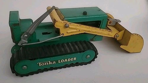 1962 Tonka Loader #402 Vintage Green And Yellow