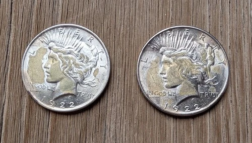 Photo of a 1922-P Peace Dollar from an eBay listing that sold on Jul 23, 2026