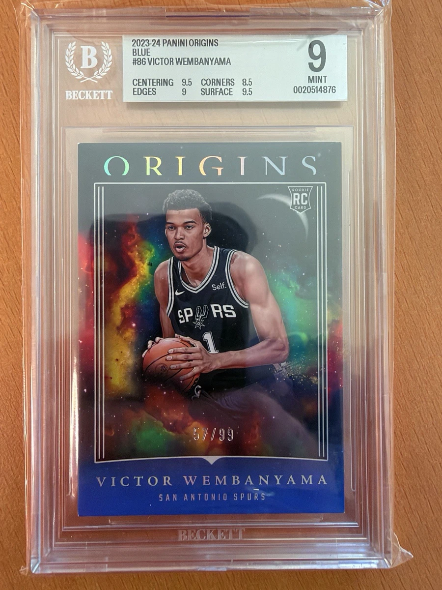 2023-24 Panini Origins - Victor Wembanyama #86 Blue /99 (RC) BGS 9