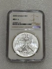 2003 Silver Eagle  NGC MS 69 Brown Label ~ PRISTINE ~ NO SPOTS (141)