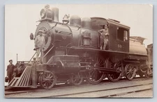 Early 1900s Real Photo Postcard Steam Locomotive 581 London