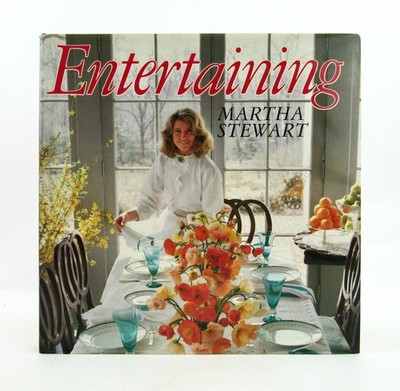 ENTERTAINING Martha Stewart 1982 First Edition 6th Printing HBDJ EXC