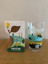 Thatchers Cider Limited Edition Rugby Illustration Pint Glass - Brand New