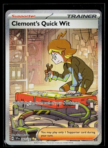 SV08: Surging Sparks #243/191 Clemont's Quick Wit NM