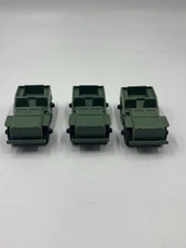 Tim Mee Processed Plastic Willys jeeps Lot Of 3 USA