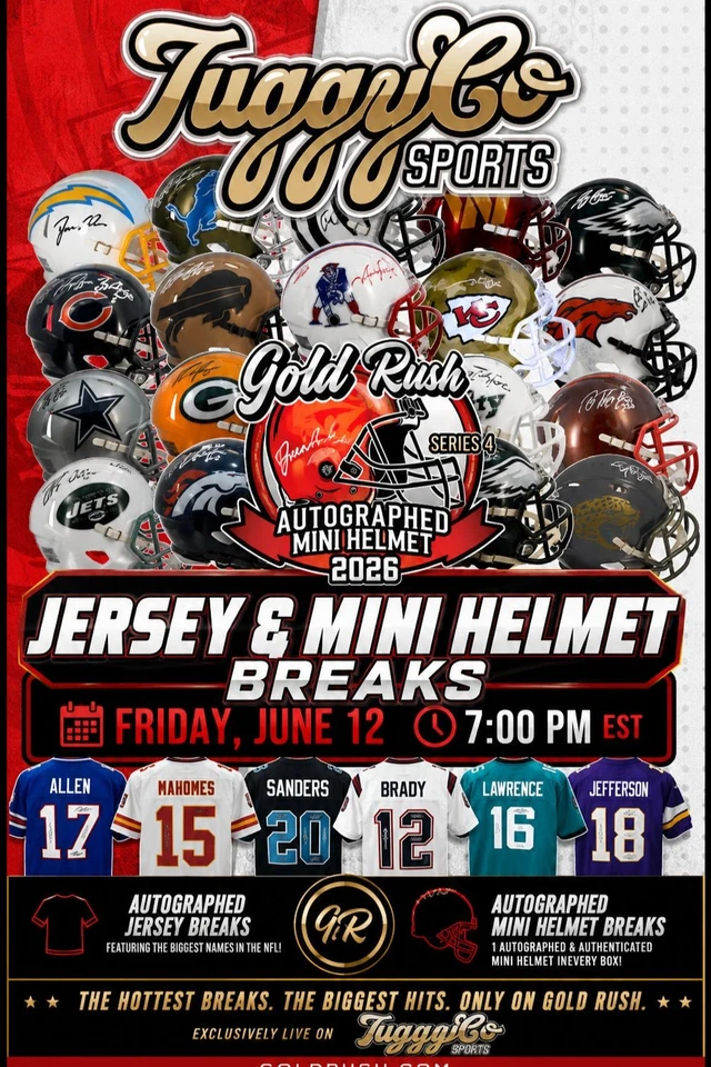 GOLD RUSH JERSEY BREAKS!!!