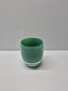 Glassybaby Hand Blown Votive Candle Holder Green Strength