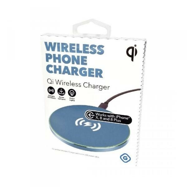 QI Wireless Charging Pad- Black, Brand New; Compatible with 
