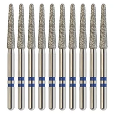 Dental Diamond Burs Z850/018M Zirconia Cutter Round End Taper Medium Fine Grit
