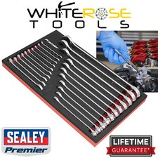 Image of Sealey Combination Spanner Set Premier 21pc