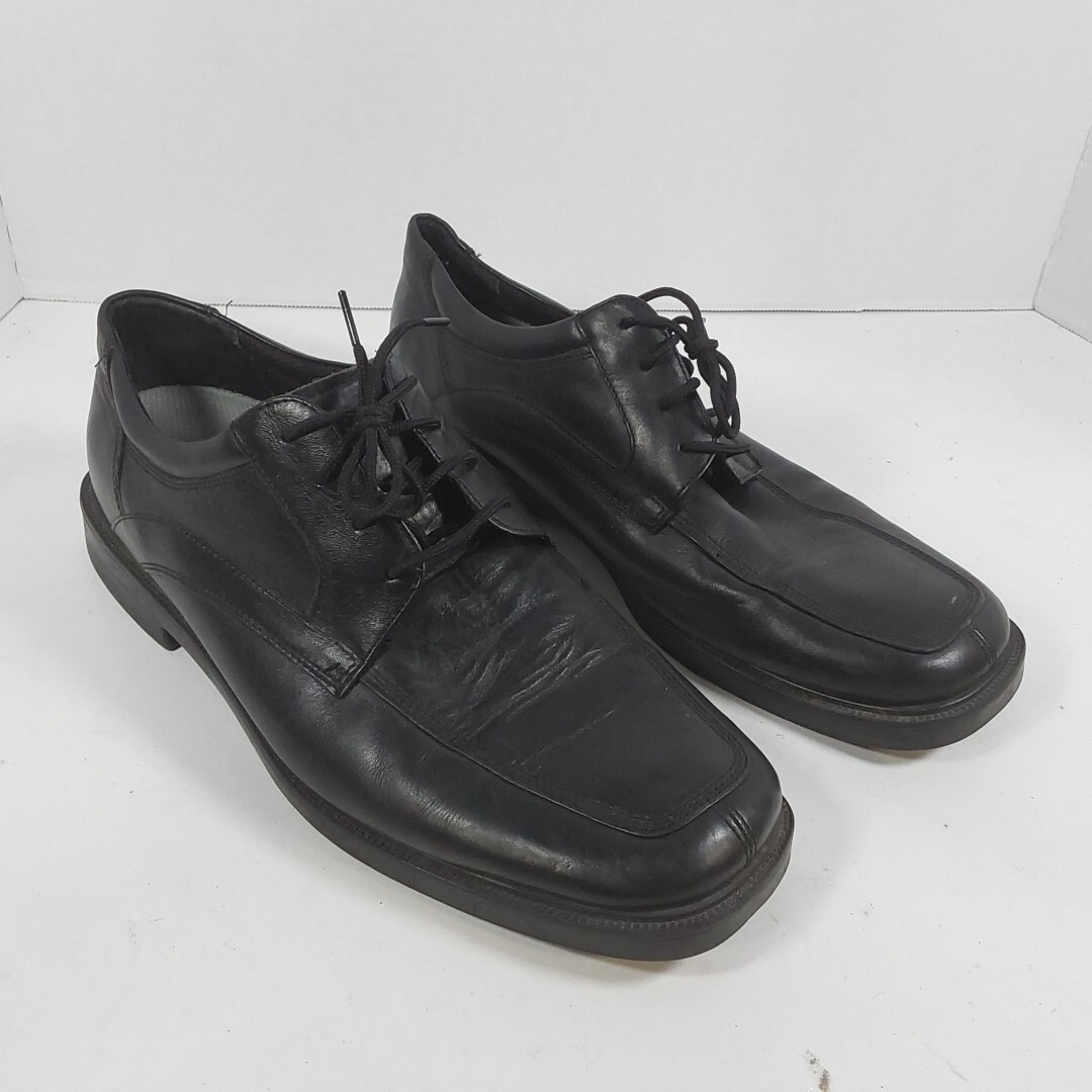 Nunn Bush Dress Shoes Mens 10.4 M Oxford Black Leather Lace  display picture 1