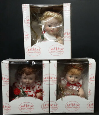 Show Stoppers Porcelain Dolls 6'' Angel Collectible Dolls-set of 3