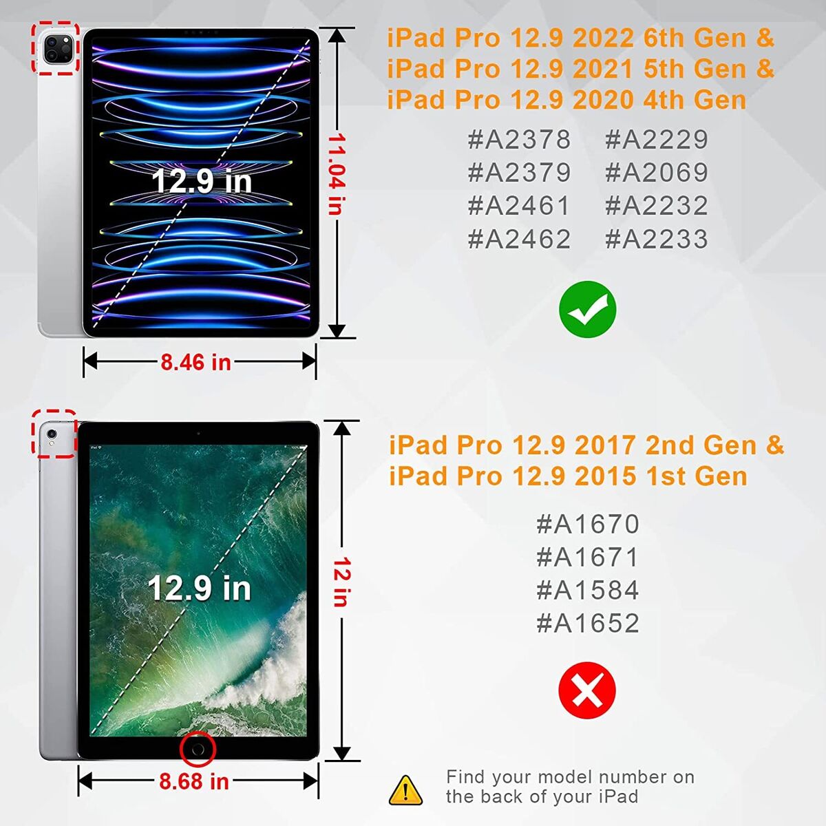 Case for iPad Pro 12.9-inch 6th Generation 2022 Soft TPU Case for iPad Pro 12.9-inch 6th Generation 2022 Soft TPU