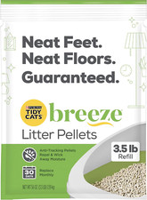 Purina Tidy Cats Litter Pellets, Breeze Refill Litter Pellets in Recyclable Box