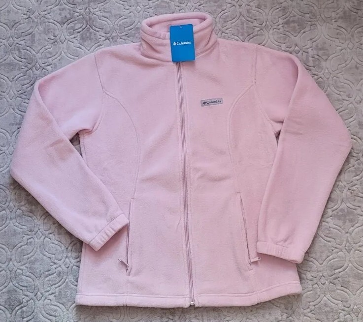 NWT Columbia women's full zip fleece sweater Small Light