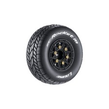 LouiseRC  LT3228VB SC-Rocket M Oval Track 1/10 Short Course Tires, Super Soft,