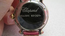 Chopard 27823942 Happy Sport Ladies Watch 18k & Stainless Steel MAKE OFFER 7