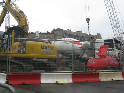 Foto 12x8 Edinburgh St James - eine überfüllte Baustelle A verstopfter Teil o c2018