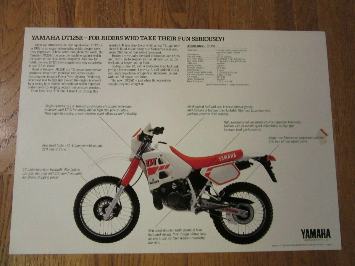 Yamaha dt 125 sale ebay