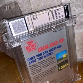 New NES Golgo 13 Top Secret Episode WATA 8.0 Factory Sealed 1988 Graded Game