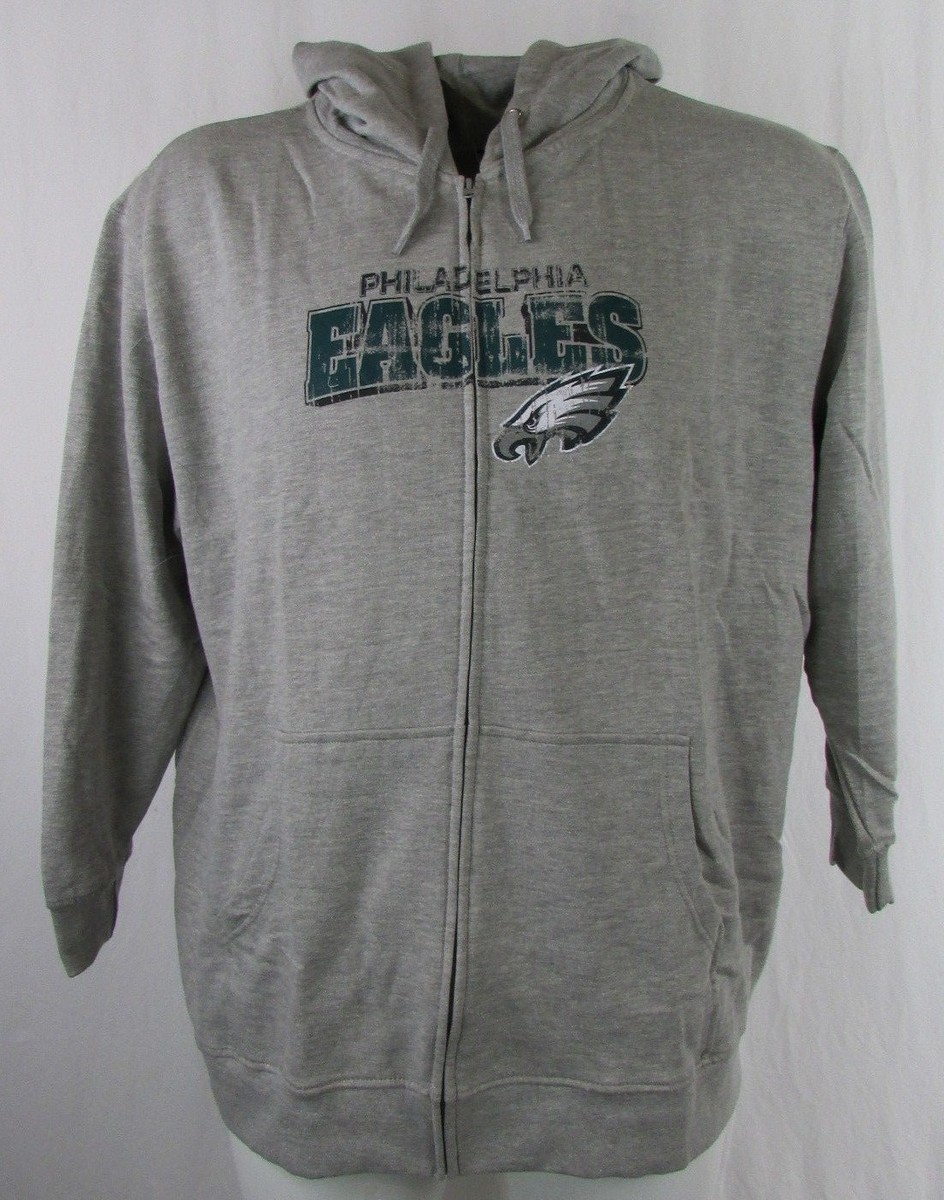 Philadelphia Eagles NFL Women's Plus Size Full Zip Hoodie