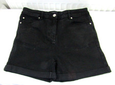 PAPAYA BLACK DENIM SHORTS SIZE 10