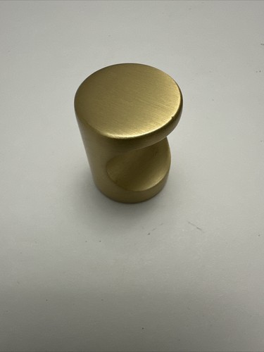 Emtek 86151US14 Contemporary 1” Cylindrical Cabinet Finger Knob -Satin Brass - Picture 4 of 8