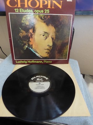 LP Chopin: 12 Etudes, Opus 25 - Ludwig Hoffmann: Piano (Alshire ASC-823)  M- 