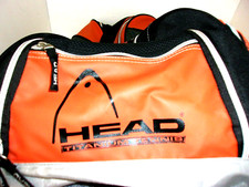 Head Duffle Bag Racquet Ball And Tennis Racquet Large Orange Gray Heavy Duty