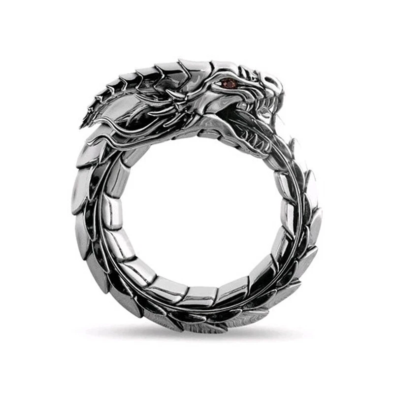 Ouroboros dragon ring deals