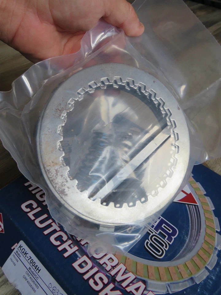 KG Embrague Completo de Fábrica Fibras de Embrague Metales y Muelles Honda CRF450R OM21 Foto 3 de 4