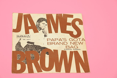 ''JAMES BROWN 7'''' PAPA'S GOTA ORIG ITALIEN SOLO COVER NUR COVER KEINE RECORD''