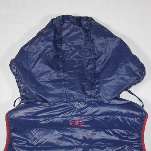 David Barry Duffa Reversible Down & Feather Gilet Navy/Burgundy BNWT Size UK 12 - Picture 10 of 20