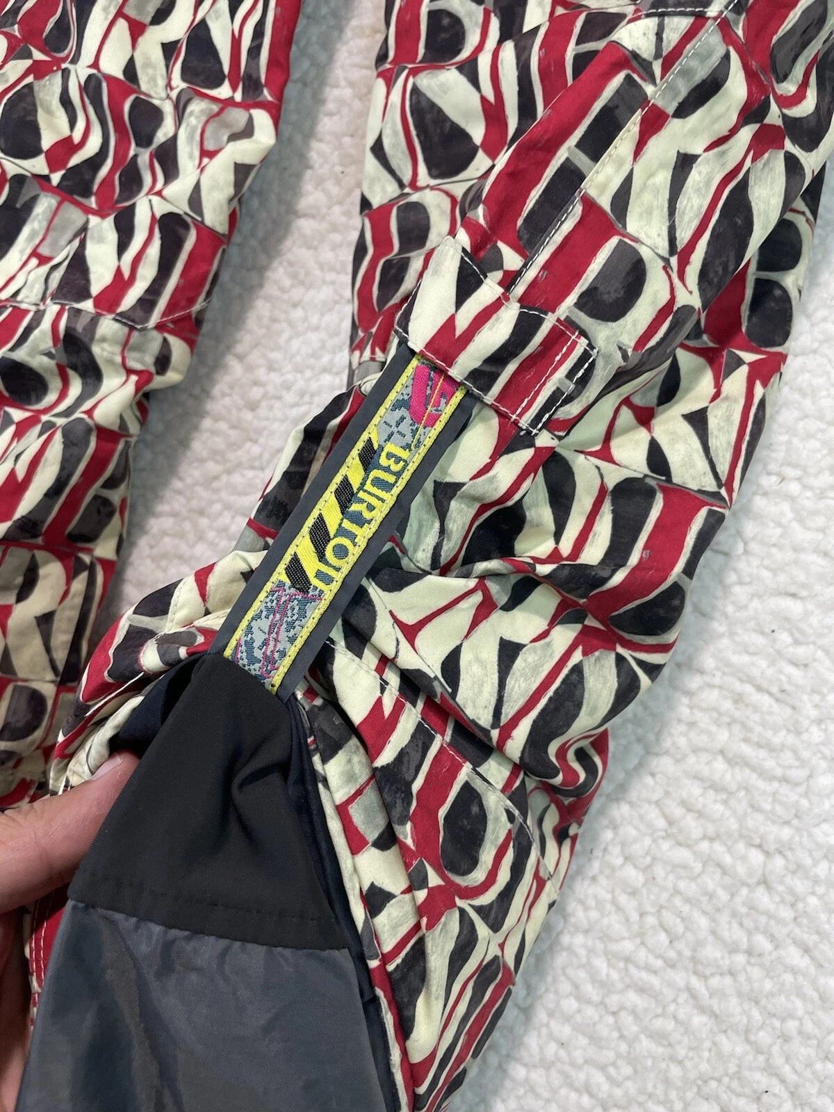 burton dryride logo allover cargo snowboard ski snow winter pants