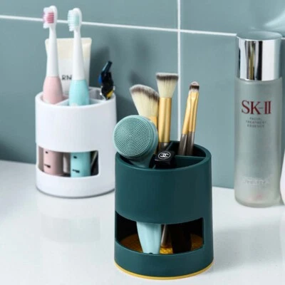 Electric Toothbrush Holder Plastic Storage Organizer Bathroom Toothpaste Holder`