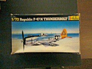 Republic P 47n Thunderbolt 1 72 Scale Model Kit Ebay
