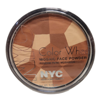 NYC New York Color Wheel Mosaic Face Powder 724A All Over Bronze Glow NEW Sealed
