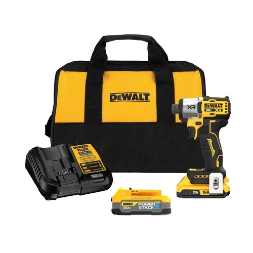 DeWALT DCF845D1E1 20V MAX XR 1/4" Impact Driver w/ POWERSTACK Kit